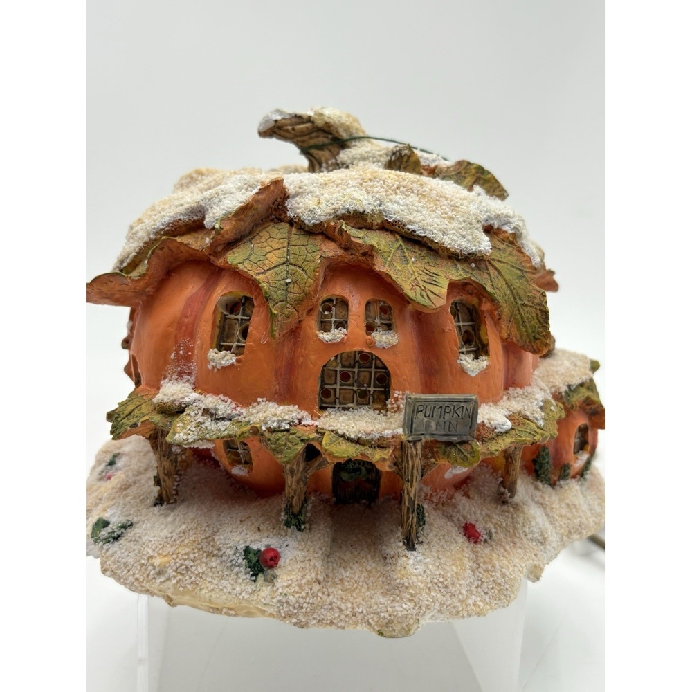 VTG Silvestri Pumpkin Inn Lighted Village House Dean Griff Halloween Holiday - Picture 8 of 14